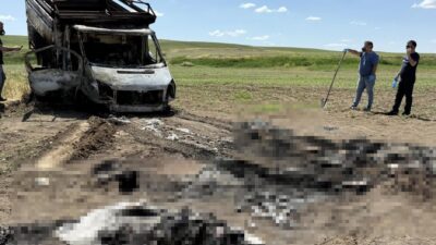 Diyarbakır’da yanmış kamyonette cesetleri bulunan baba ve oğlunun duruşmasında zanlılardan