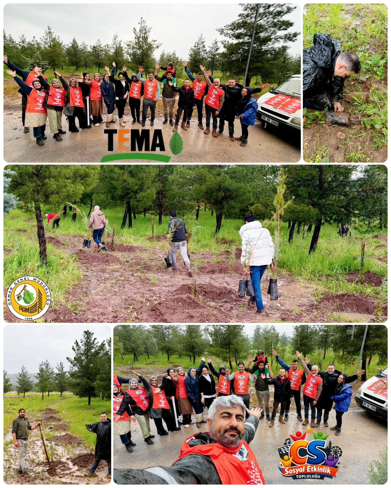 Diyarbakır’da CS gönüllüleri, TEMA Vakfı ve Orman Genel Müdürlüğü el