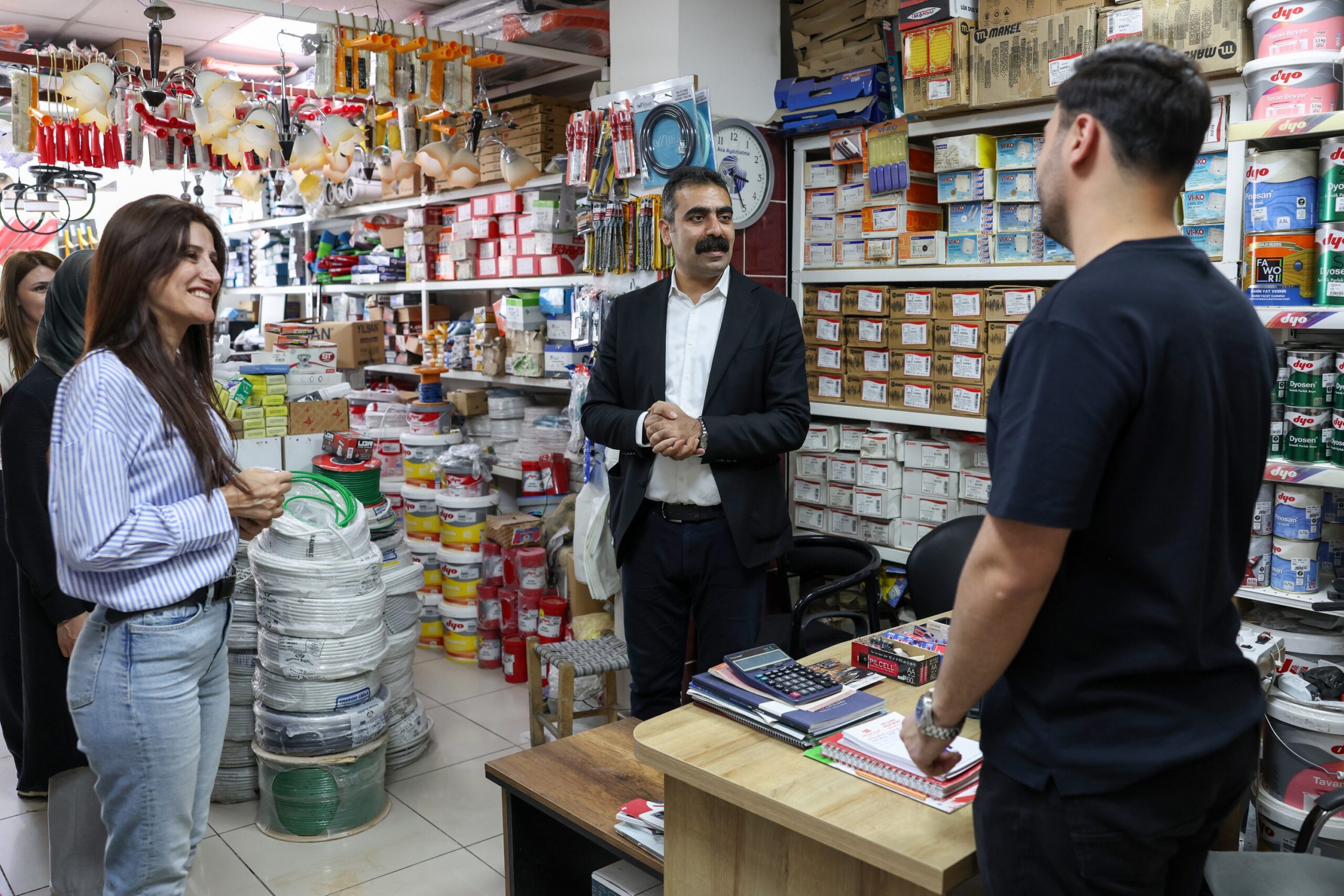 Diyarbakır Büyükşehir Belediyesi Eşbaşkanları Serra Bucak ve Doğan Hatun, Kayapınar