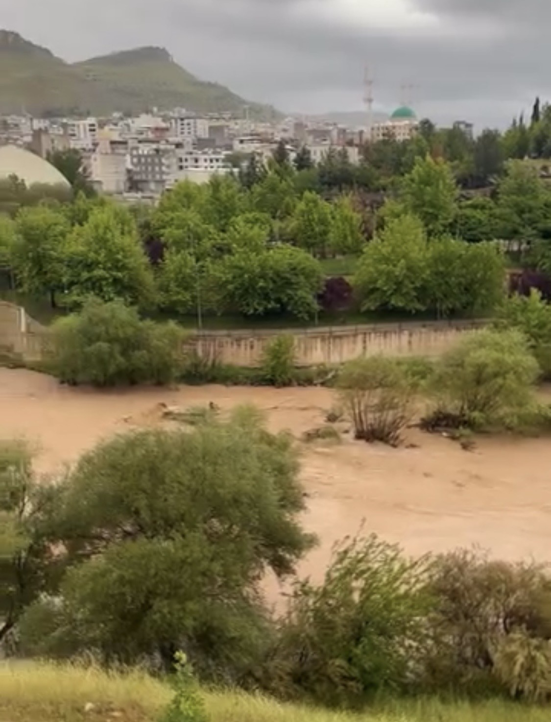 Diyarbakır'da etkili olan sağanak yağış hayatı olumsuz etkiledi