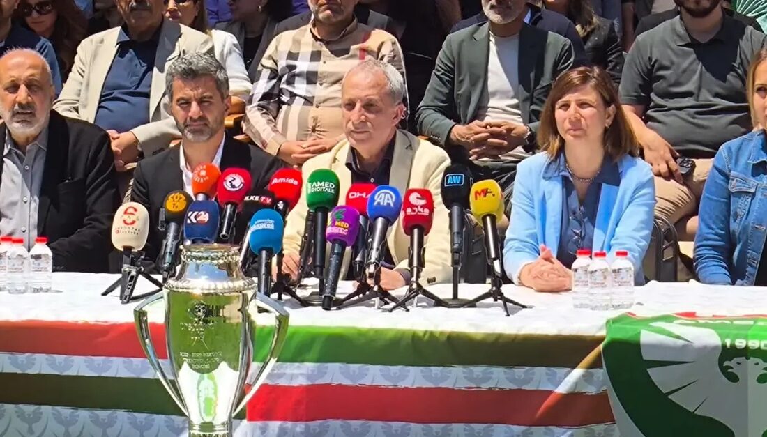 Amedspor İstişare Kurulu’nun düzenlediği basın toplantısı ile Nahit Eren’in adaylığı