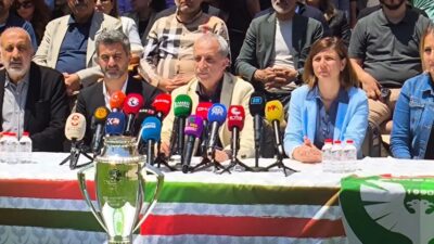 Amedspor İstişare Kurulu’nun düzenlediği basın toplantısı ile Nahit Eren’in adaylığı