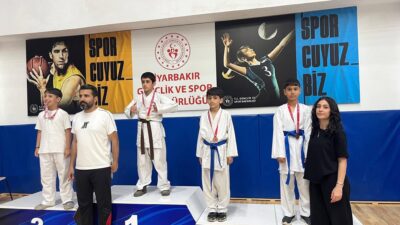 Diyarbakır'da düzenlenen karate şampiyonasında Çermikli sporcular madalyalarla döndü.
