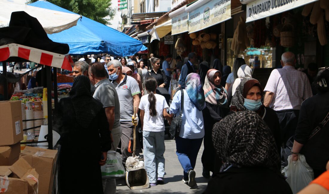 Kurban Bayramı'na sayılı günler kala Diyarbakır'ın Sur ilçesi rengarenk görüntülere