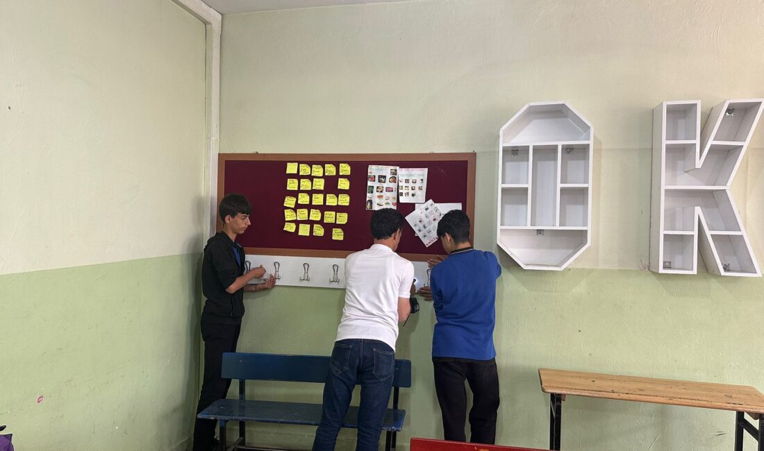 Diyarbakır'ın Silvan Mesleki ve Teknik Anadolu Lisesi bünyesinde yürütülen çalışmada,