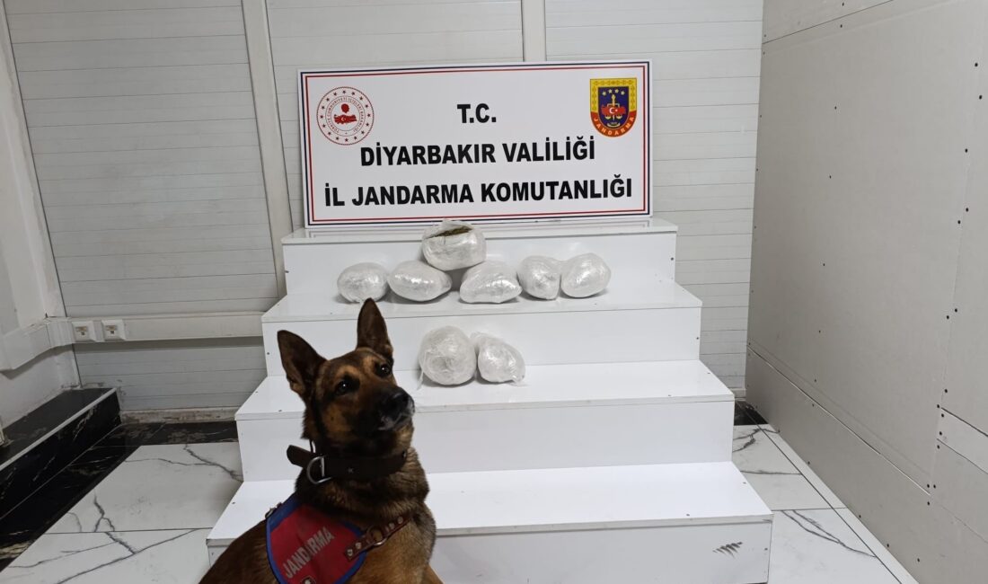 Diyarbakır'da jandarma ekiplerince düzenlenen operasyonlarda çok sayıda uyuşturucu madde ele