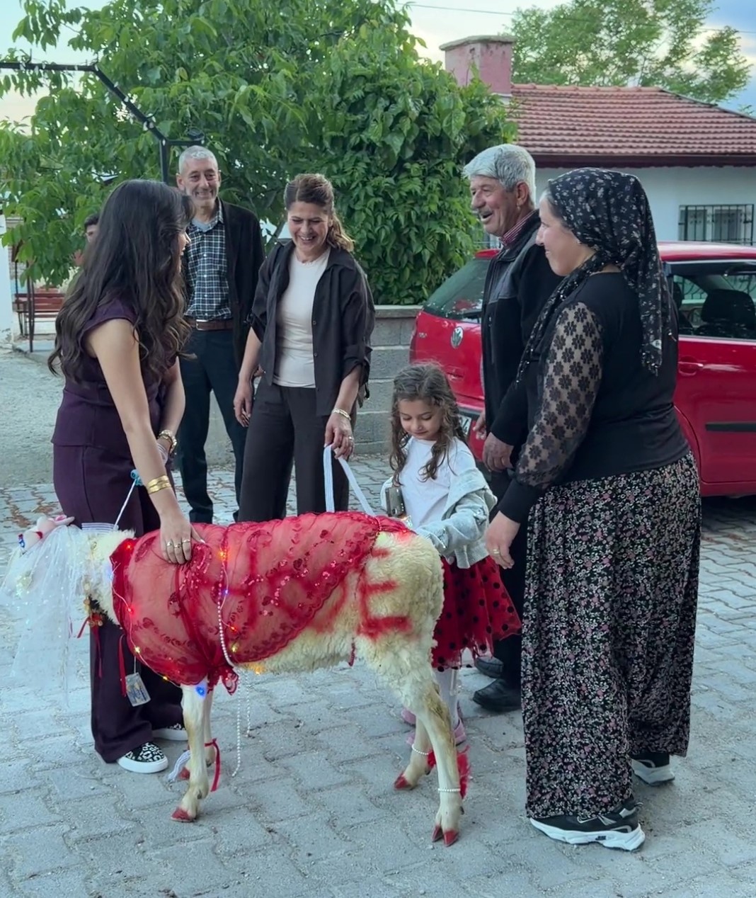 Diyarbakır'daki asker damattan nişanlısına hediye koç