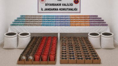 Diyarbakır’da jandarma ekiplerince düzenlenen kaçakçılık operasyonlarında 58 şüpheli hakkında işlem