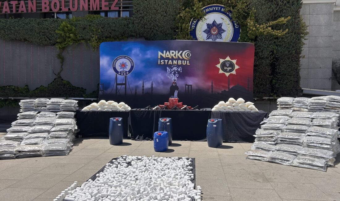İstanbul merkezli 4 ilde gerçekleştirilen uyuşturucu operasyonunda ele geçirilen toplam