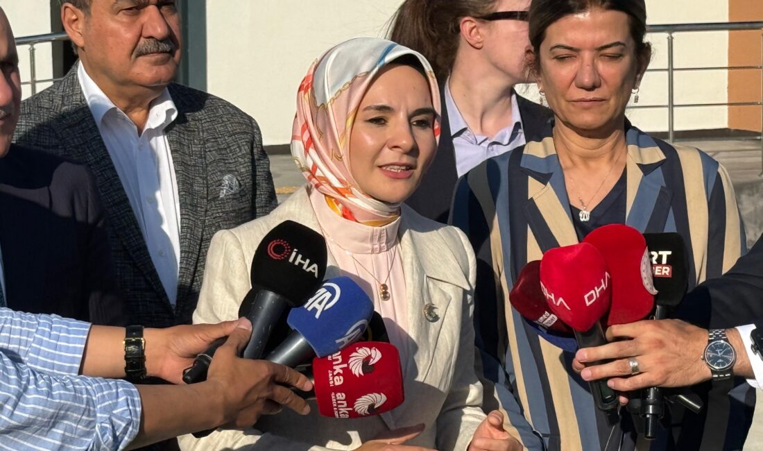 Aile ve Sosyal Hizmetler Bakanı Mahinur Özdemir Göktaş, inşası süren