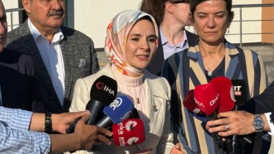 Aile ve Sosyal Hizmetler Bakanı Mahinur Özdemir Göktaş, inşası süren