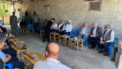 Diyarbakır'ın Çermik ilçesinde kutsal topraklara giderek hac vazifesini yerine getiren