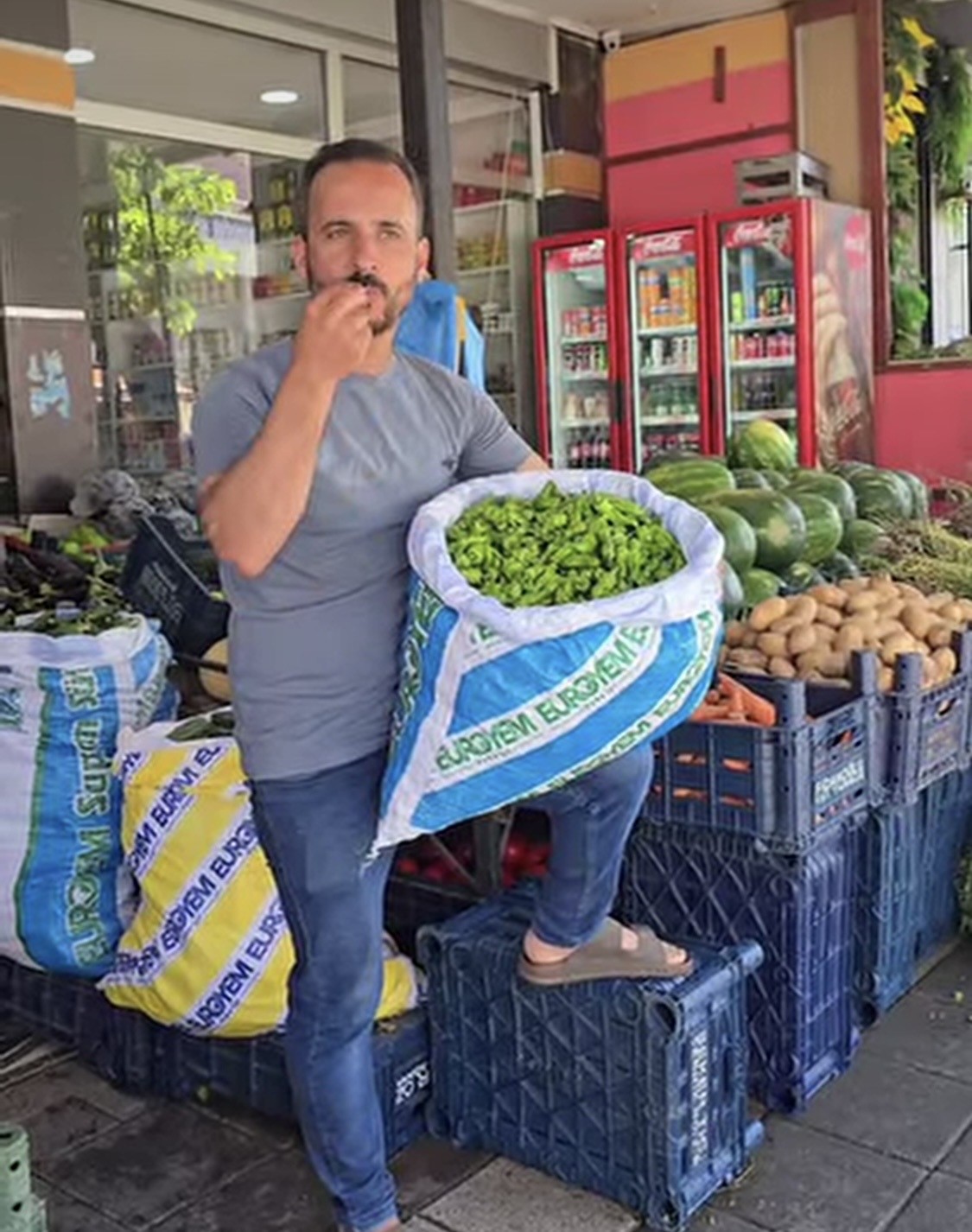 Coğrafi işaretli Çermik biberi tezgahlardaki yerini aldı
