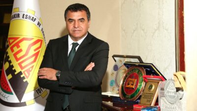 Diyarbakır Esnaf ve Sanatkarlar Odaları Birliği (DESOB) Başkanı Alican Ebedinoğlu,
