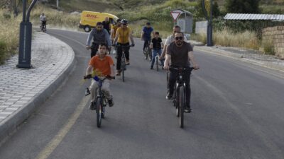 Diyarbakır’ın Dicle İlçesinde birçok sporsever vatandaş, 3 Haziran Dünya Bisiklet
