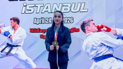 Diyarbakır Büyükşehir Belediyesi sporcusu Nazlı Bozkurt, İstanbul’da düzenlenen WSF Dünya