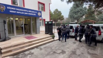Konya merkezli 5 ilde gerçekleştirilen göçmen kaçakçılığı operasyonunda 10 şüpheli