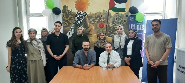 Dicle Üniversitesi’nde geri dönüşümden Filistin temalı proje beğeni topladı
