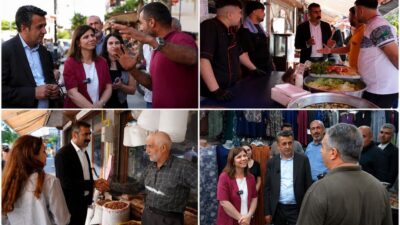 Diyarbakır Büyükşehir Belediyesi Eşbaşkanları Serra Bucak ve Doğan Hatun, Gazi