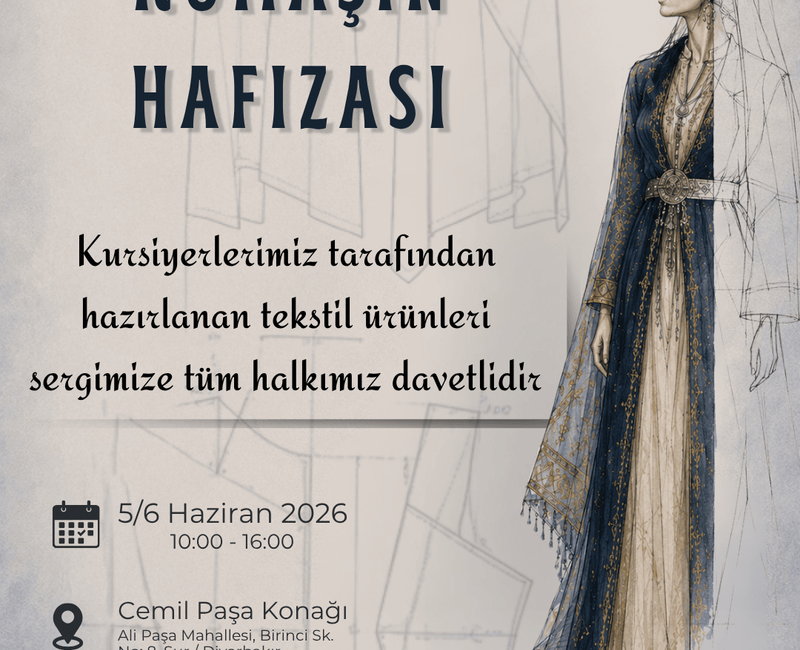 Diyarbakır Büyükşehir Belediyesi, “Kumaşın Hafızası” sergisi ile Moda Tasarım Kursu