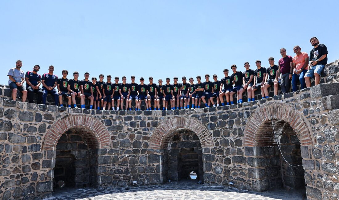 Amedspor Akademi seçmelerinde belirlenen 1. grubun kamp programı 4. Gününde