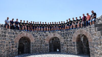 Amedspor Akademi seçmelerinde belirlenen 1. grubun kamp programı 4. Gününde