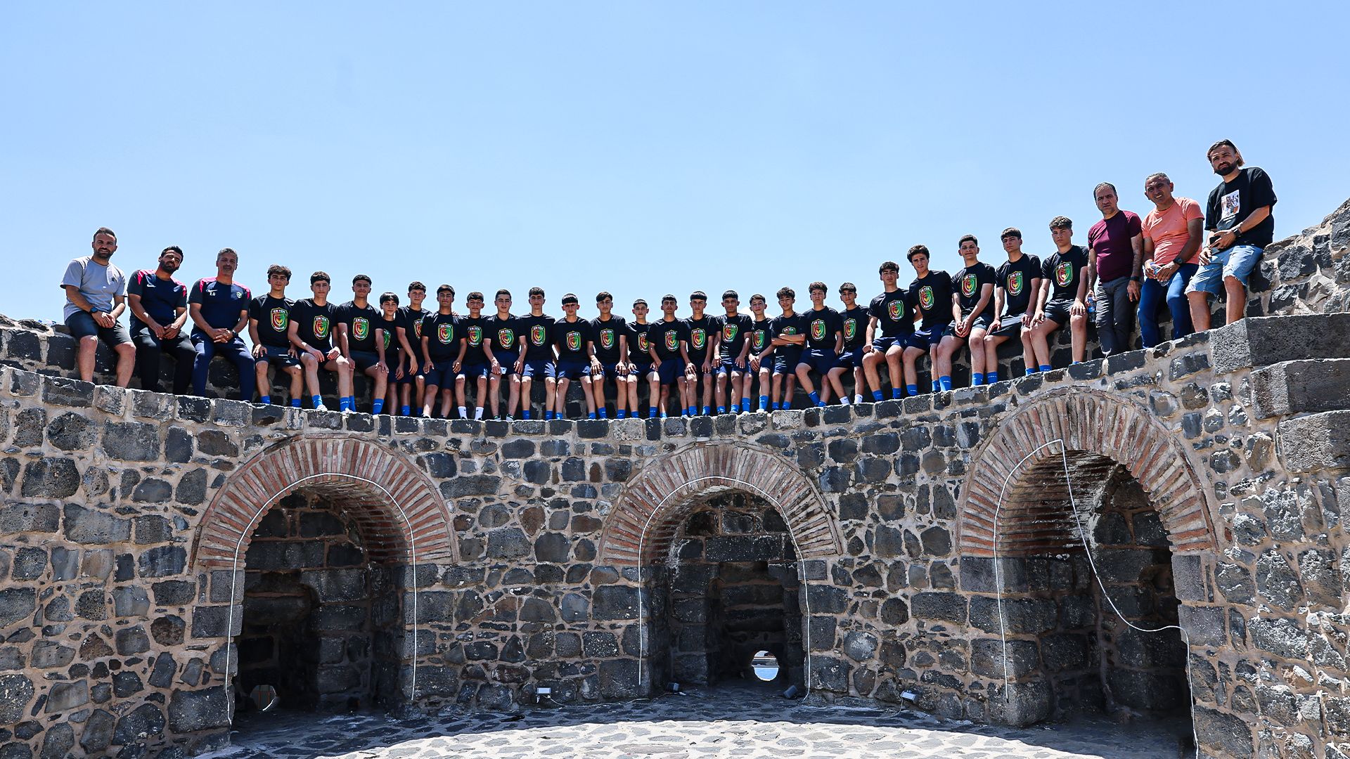 Amedspor Akademi seçmelerinde belirlenen 1. grubun kamp programı 4. Gününde