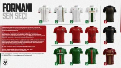 Amedspor sosyal medya hesabından yapılan açıklamada en çok oyu 3
