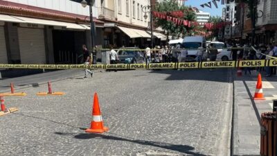 Diyarbakır’ın Sur ilçesinde faaliyet gösteren Yapı Kredi Bankası Şubesi'ne kimliği