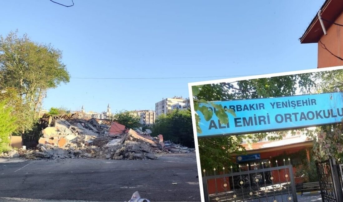 Depremin ardından yıkım kararı verilen Ali Emiri Ortaokulu’nun arazisi, 70