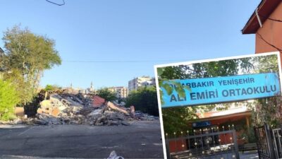Depremin ardından yıkım kararı verilen Ali Emiri Ortaokulu’nun arazisi, 70