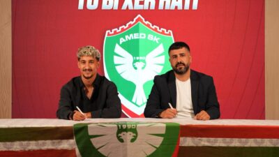 Amedspor, kanat oyuncusu Berk Kızıldemir ile sözleşme imzaladığını duyurdu.