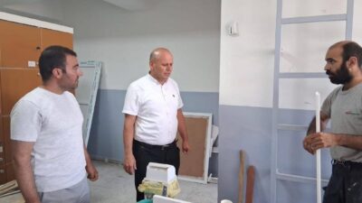 Diyarbakır'ın Çermik ilçesinde okullar 2026-2027 eğitim ve öğretim sezonuna hazırlanıyor.
