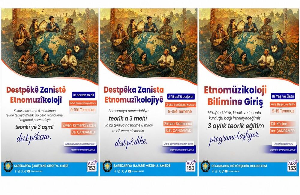 Diyarbakır Büyükşehir Belediyesi, müziği kültür, toplum, tarih, kimlik ve insan
