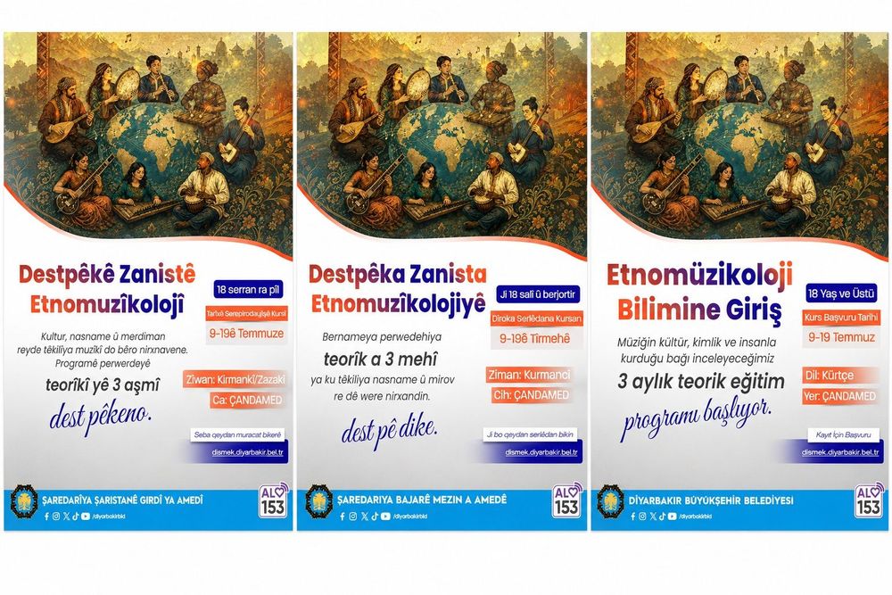Diyarbakır Büyükşehir Belediyesi, müziği kültür, toplum, tarih, kimlik ve insan