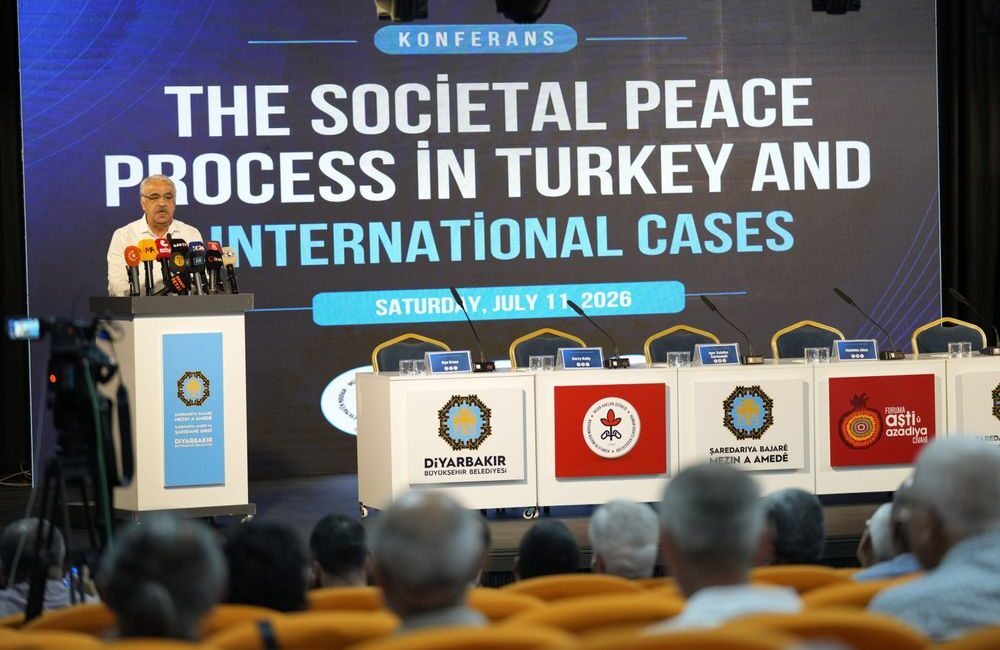 Diyarbakır'da düzenlenen uluslararası barış konferansında, Türkiye'nin barış süreci ile İrlanda,