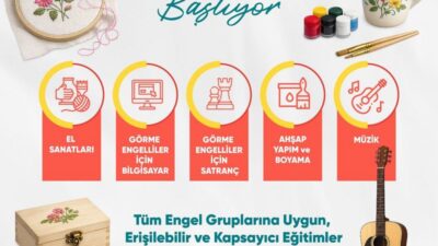 Diyarbakır Büyükşehir Belediyesi, engellilerin kişisel, sanatsal ve sosyal gelişimlerini desteklemek