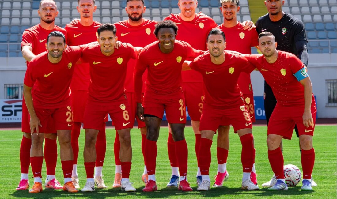Amedspor Burdur kampında, Alanyaspor ile yaptığı hazırlık maçında 1-1 berabere