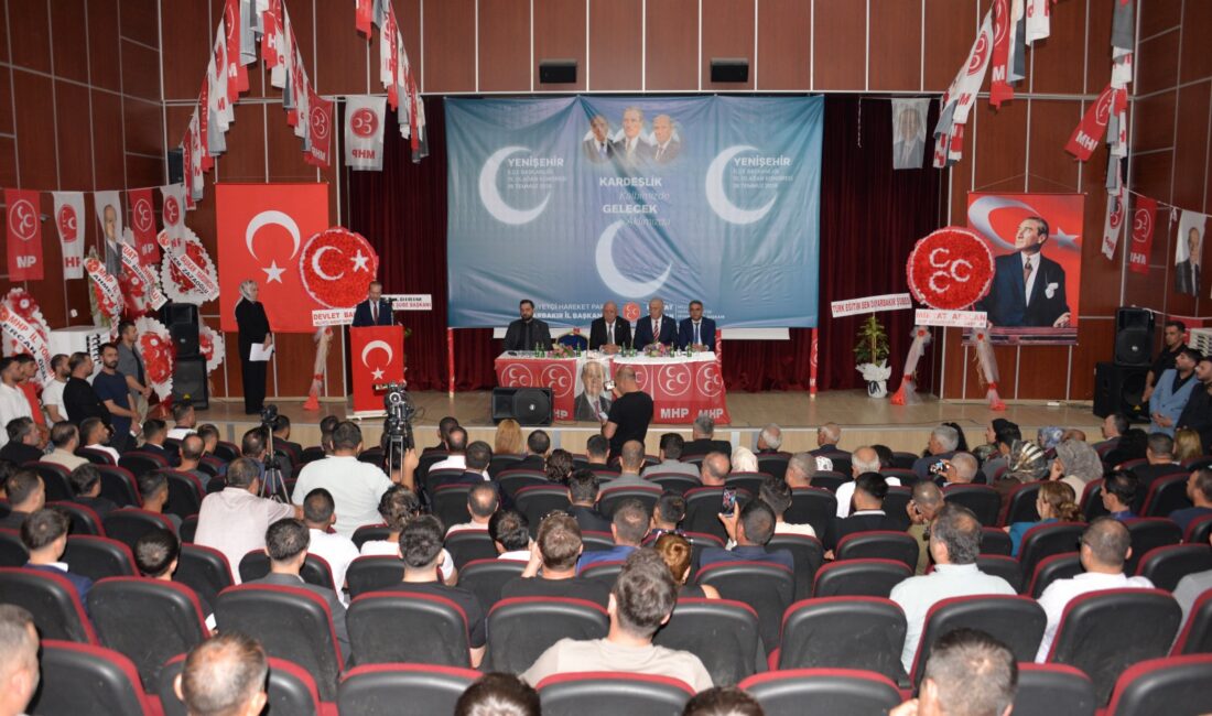 Milliyetçi Hareket Partisi(MHP) Yenişehir ilçe kongresi gerçekleşti. Kongrede tek aday