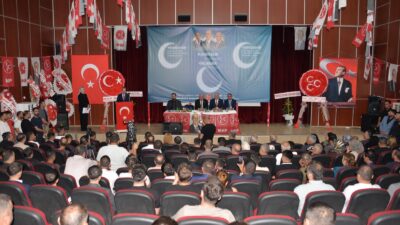 Milliyetçi Hareket Partisi(MHP) Yenişehir ilçe kongresi gerçekleşti. Kongrede tek aday