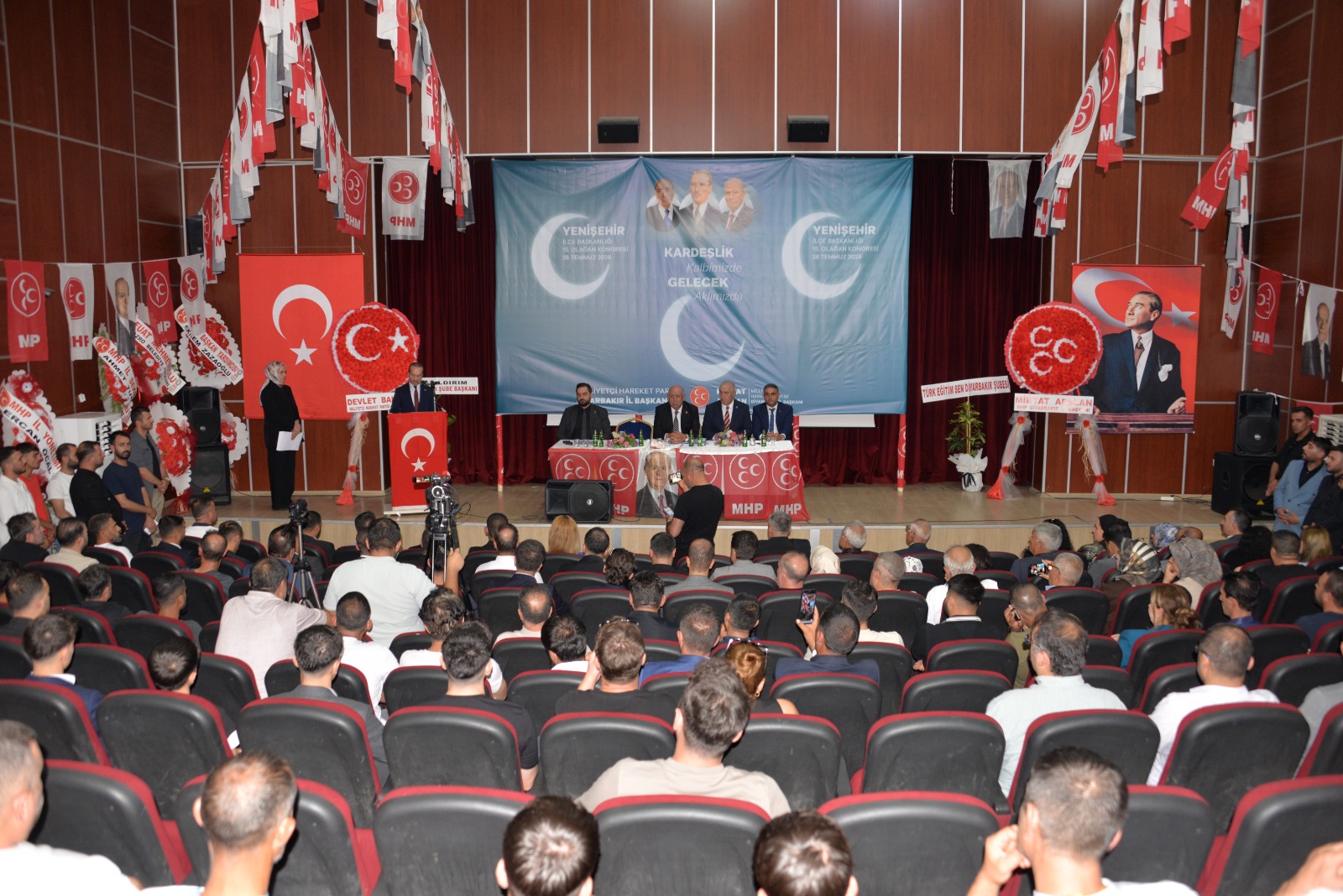 Milliyetçi Hareket Partisi(MHP) Yenişehir ilçe kongresi gerçekleşti. Kongrede tek aday