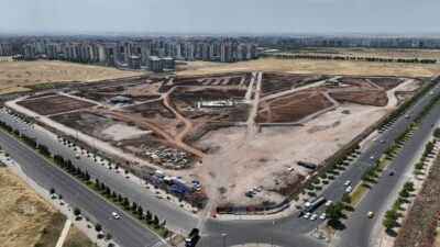 Diyarbakır Büyükşehir Belediyesinin Kayapınar ilçesinde 211 bin 656 metrekarelik alanda