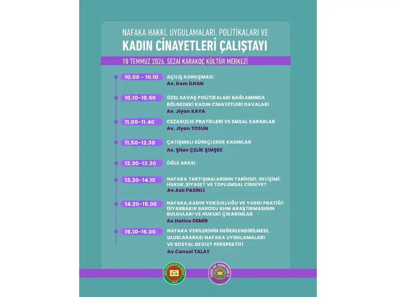 Diyarbakır Barosu Kadın Hakları Merkezi, bölge barolarının kadın hakları merkezleri