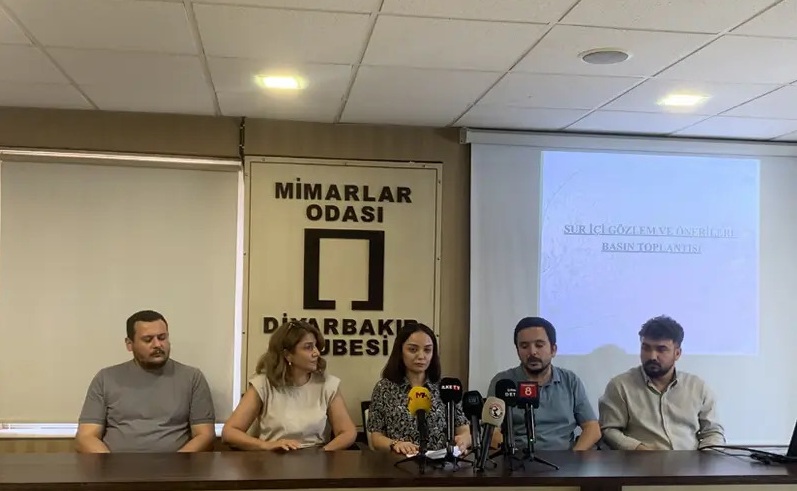 TMMOB Diyarbakır Şubesi, tarihi Suriçi’nde artan yapısal sorunlar ve kontrolsüz