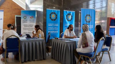 Diyarbakır Büyükşehir Belediyesi, Üniversite Tercih Günleri kapsamında açtığı stantta üniversite