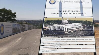 Diyarbakır ve bölgenin en büyük sağlık tesislerinden olacak 600 yataklı
