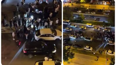 Diyarbakır'da iki otomobilin çarpışması sonucu meydana gelen trafik kazasında 2