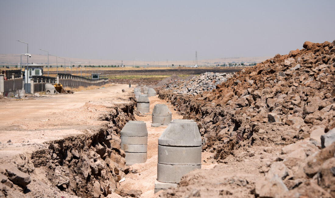 Diyarbakır Büyükşehir Belediyesi DİSKİ Genel Müdürlüğü, Talaytepe Mahallesi’nde yapımı süren