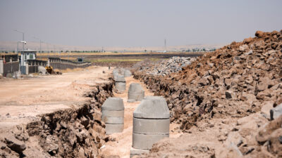 Diyarbakır Büyükşehir Belediyesi DİSKİ Genel Müdürlüğü, Talaytepe Mahallesi’nde yapımı süren