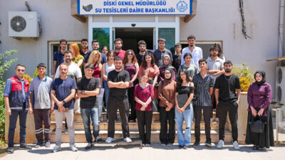 Diyarbakır Büyükşehir Belediyesi DİSKİ Genel Müdürlüğü, yaz dönemi stajına başlayan